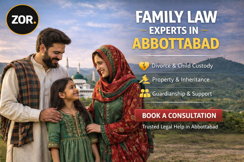 Family Law in Abbottabad — Legal Guide for Family Court Cases